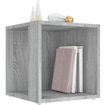 Vidaxl Bijzettafel 33x33x34,5 Cm Bewerkt Hout Sonoma Eikenkleur - Gris