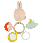 Trixie Speelring Mrs. Rabbit 24 Cm Katoen/polyester/tpe - Roze