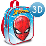 Marvel Schooltas Spiderman 3d 30 Cm Polyester/eva/rood - Blauw
