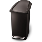 Simplehuman Slim Pedaalemmer 10 L - Zwart