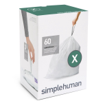 Simplehuman Pocket Liners Vuilniszakken Code X - 80 Liter - 3 X 20 Stuks