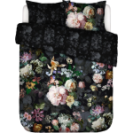 Essenza Fleur Festive Blooming black dekbedovertrek - Zwart