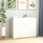 Vidaxl Dressoir 88x30x70 Cm Spaanplaat - Blanco