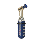 DRESCO Co2 Pomp Met 16 Gram Co2-patroon Staal Zilver 2-delig - Blauw