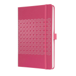 Sigel Notitieboek Jolie Impress A5 Hardcover Gelinieerd 'Peacock Pink'