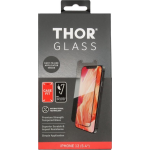 Thor Anti-bacterial Case-fit Screenprotector + Easy Apply Frame Voor De Iphone 12 5.4 Inch