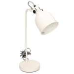 Tafellamp/bureaulamp Metaal - Schemerlamp 42 Cm - E14 - Schemerlampen/bureaulampen - Wit