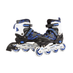 Street Runner Van Manen Inlineskates Junior Aluminium/ - Zwart