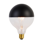 Calex E27 LED lamp kopspiegel G125 4W 200 lm 1800K - Zwart