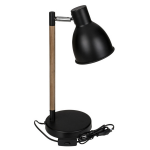 Tafellamp/bureaulamp Metaal - Schemerlamp 45 Cm - E27 - Schemerlampen/bureaulampen - Zwart
