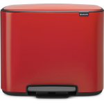 Brabantia Bo Pedaalemmer - 36 Liter - Passion Red - Rood