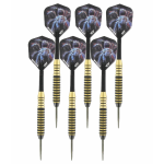 Bull's 2x Set Van 3 Dartpijlen Tarantula Brass 22 Grams - Darten/darts Sport Artikelen Pijltjes Messing