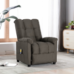 Vidaxl Massagestoel Verstelbaar Stof Taupe