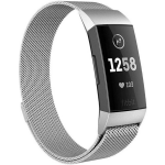 Imoshion Milanees Smartwatch Bandje Voor De Fitbit Charge 2,fitbit Charge 3,fitbit Charge 4 - Zilver - Silver