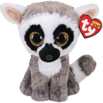 ty Beanie Boo's Linus Lemur 15cm - Grijs