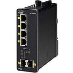 Cisco IE 1000-4P2S-LM Managed Gigabit Ethernet (10/100/1000) Power over Ethernet (PoE) - Zwart