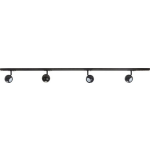 Highlight Railsysteem Trackline 150 Cm + 4 Retrobol Spots - Zwart