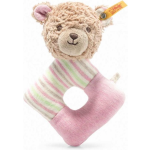 Steiff Gots Teddy Bear Rosy Grip Toyh Rattle, Light Brown/pink3) - Wit