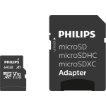 Philips Micro Sdxc 64gb Uhs-1 U1 Met Adapter - Zwart