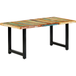 Vidaxl Eettafel 180x90x76 Cm Massief Gerecycled Hout - Bruin