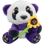 Lumo Stars Knuffel Panda I Love Mom Junior 24 Cm/wit - Paars