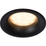 Lucide Ziva Inbouwspot Rond Gu10/5w Ip44 Ø8.5cm - Zwart
