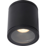 Lucide Aven Plafondspot Rond Badkamer Gu10/50w - Zwart