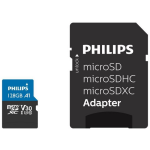 Philips Fm12mp65b - Micro Sdxc Kaart 128gb Incl. Adapter - Class 10 - Uhs-i U3