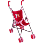 HABA Poppenbuggy Jule 63 Cm/roze - Rojo