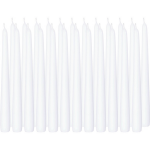 Trend Candles 24xte Dinerkaarsen 25 Cm 8 Branduren - Geurloze Kaarsen - Tafelkaarsen/kandelaarkaarsen - Wit