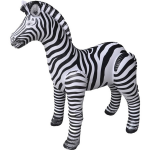 Opblaasbare Zebra 80 Cm Decoratie/speelgoed - Buitenspeelgoed Waterspeelgoed - Opblaasdieren Decoraties