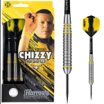 Harrows Dartpijlen Chizzy High Grade Alloy Steeltip - Zwart