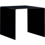 Vidaxl Salontafel 50x50x45 Cm Gehard Glas - Zwart