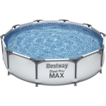 Bestway Zwembad Steel Pro Max 56406 - 305 X 76 Cm - Framelink Systeem - Eenvoudig Op Te Zetten - Grijs