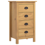 Vidaxl Dressoir Hill Range 46x35x80 Cm Massief Grenenhout - Bruin