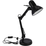 Gerimport - Edison Bureaulamp - E27 Max 40w - Buro - Kantoor - Verlichting - - Zwart