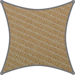 Velleman Coolaroo Schaduwdoek Vierkant 5,4x5,4m Zand - Beige