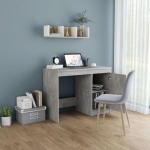 Vidaxl Bureau 100x50x76 Cm Spaanplaat Beton - Grijs