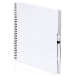 Bellatio Design 3x Schetsboekente Harde Kaft A4 Formaat - 80x Vellen Blanco Papier - Teken Boeken - Wit