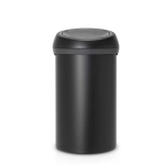 Brabantia Touch Bin Afvalemmer - 60 Liter - Moonlight Black - Zwart