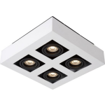 Lucide Xirax Plafondlicht 4xgu10/5w Led Dtw - Wit