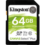 Kingston Canvas Select Plus Sdxc 64 Gb - Zwart