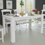 Vidaxl Eettafel 140x80x75 Cm - Wit