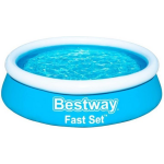 Bestway Zwembad - Ø 183 Cm - Model 57392 - Opblaasbare Rand - Azul