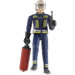 Bruder Feuerwehrmann Mit Helm - Blauw