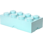 Lego Brick 8 Opbergbox - Licht - Blauw