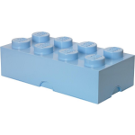 Lego Brick 8 Opbergbox - Licht - Blauw