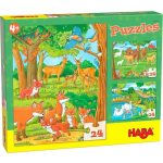 HABA Legpuzzel Dierenfamilies 3-in-1 Junior 3 X 24 Stukjes