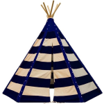 Tipi Tent Lumo Met Led-verlichting -/wit - Blauw