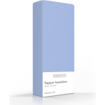 Romanette Topper Hoeslaken Katoen -160 X 200 Cm - Blauw